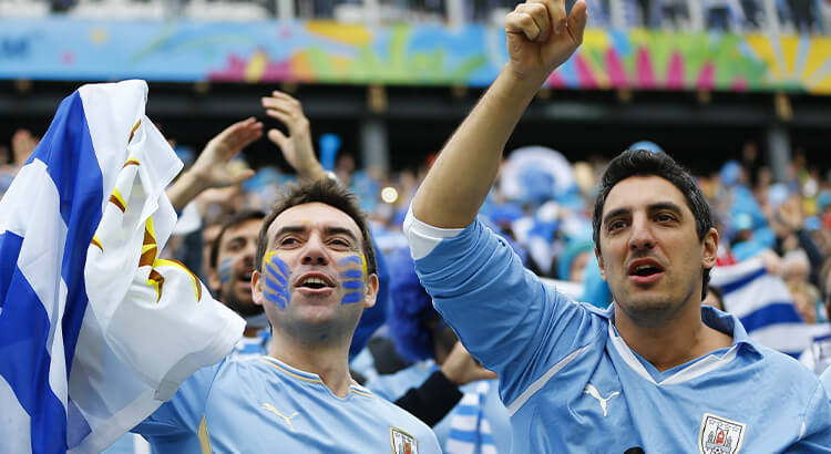 Οι Ουρουγουανοί είναι σπουδαίοι στο ποδόσφαιρο, ένα από τα στοιχεία της Ουρουγουάης