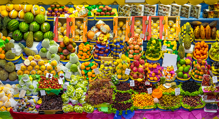 Φρούτα σε όλη τη Βραζιλία, street food 